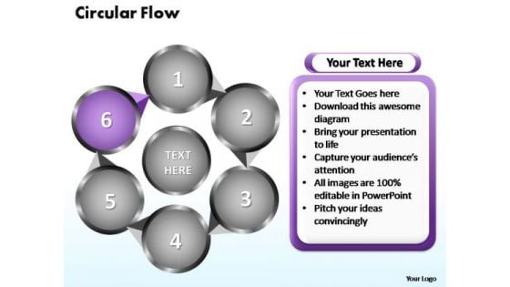 PowerPoint Themes Circular Flow Chart Ppt Slide PowerPoint Themes Circular Flow Chart Ppt Slide