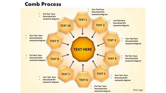 PowerPoint Themes Comb Process Business Ppt Slides PowerPoint Themes Comb Process Business Ppt Slides