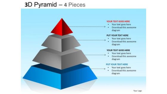 PowerPoint Themes Corporate Growth Pyramid Ppt Design Slides