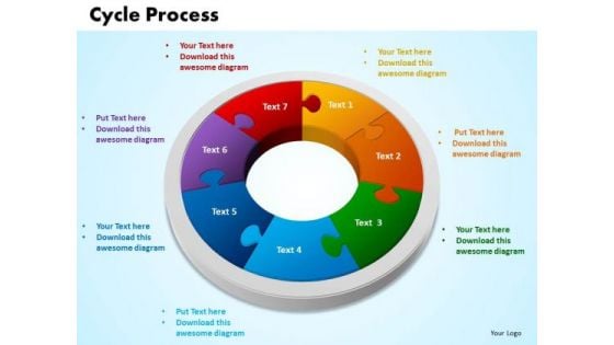 PowerPoint Themes Cycle Process Leadership Ppt Theme