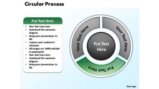 PowerPoint Themes Diagram Circular Process Ppt Theme