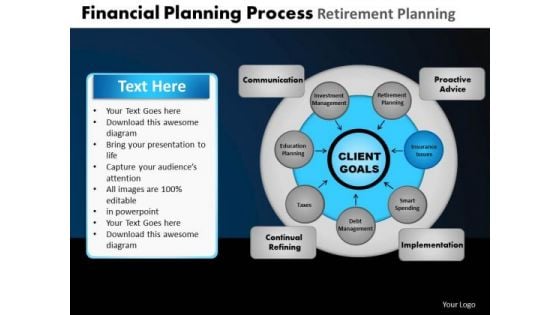 PowerPoint Themes Diagram Financial Planning Ppt Process