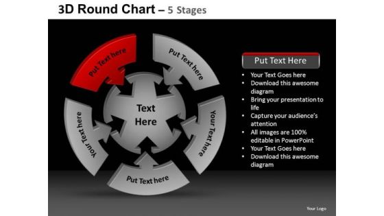 PowerPoint Themes Diagram Round Chart Ppt Layout