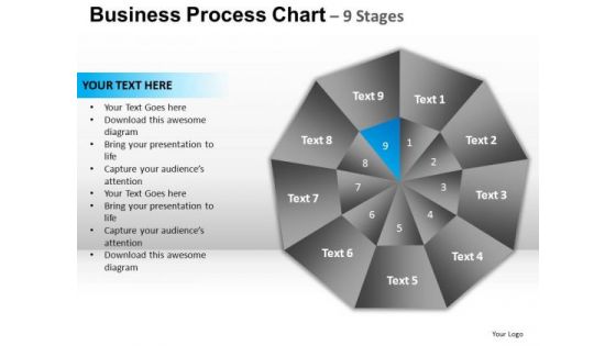 PowerPoint Themes Editable Circular Quadrant Ppt Template