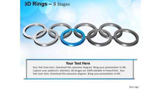 PowerPoint Themes Editable Rings Ppt Process