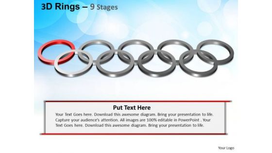 PowerPoint Themes Editable Rings Ppt Slide