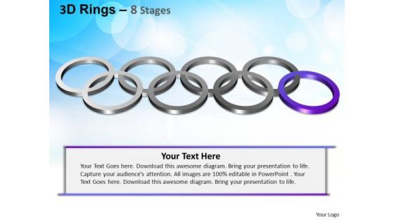 PowerPoint Themes Editable Rings Ppt Theme