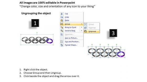 PowerPoint Themes Editable Rings Ppt Theme