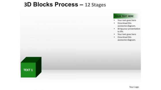 PowerPoint Themes Education Blocks Process Ppt Templates