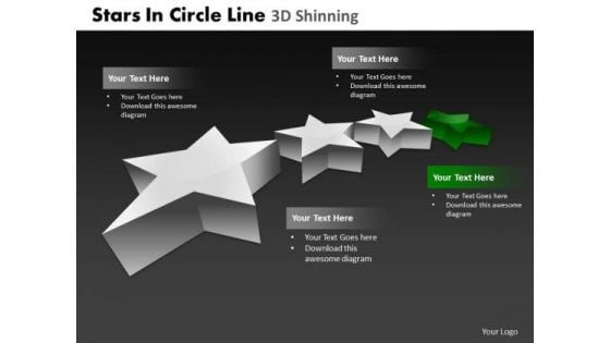 PowerPoint Themes Education Stars In Circle Ppt Designs