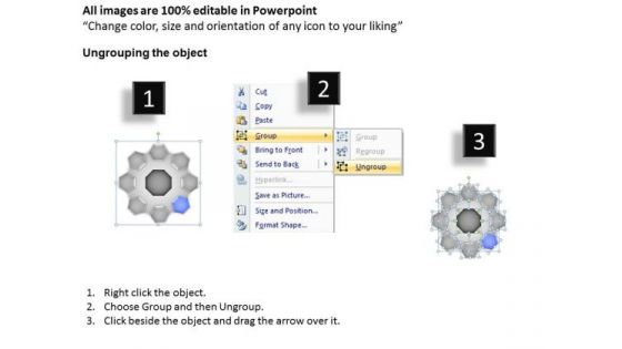 PowerPoint Themes Global Hub And Spokes Process Ppt Backgrounds