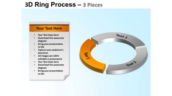 PowerPoint Themes Global Ring Process Ppt Slide