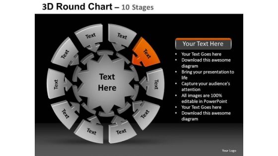 PowerPoint Themes Global Round Chart Ppt Design