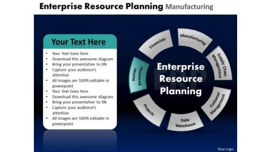 PowerPoint Themes Graphic Enterprise Resource Ppt Template