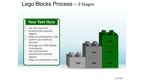 PowerPoint Themes Graphic Lego Blocks Ppt Theme