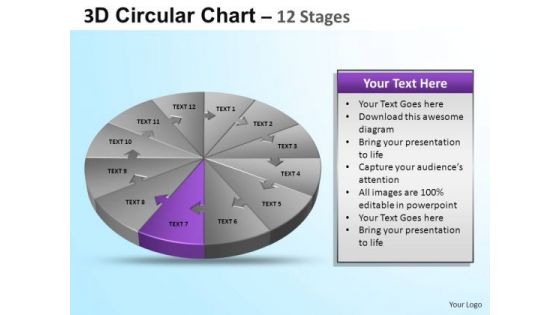 PowerPoint Themes Growth Circular Ppt Templates