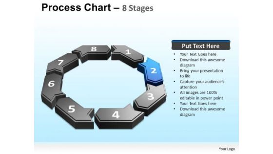 PowerPoint Themes Growth Process Chart Ppt Template