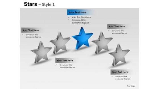 PowerPoint Themes Growth Stars Ppt Templates