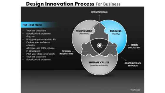 PowerPoint Themes Growth Venn Diagram Ppt Designs