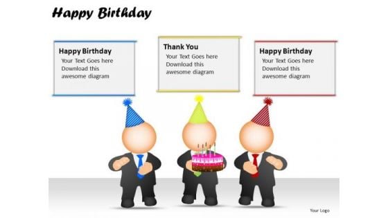 PowerPoint Themes Happy Birthday Diagram Ppt Presentation Designs