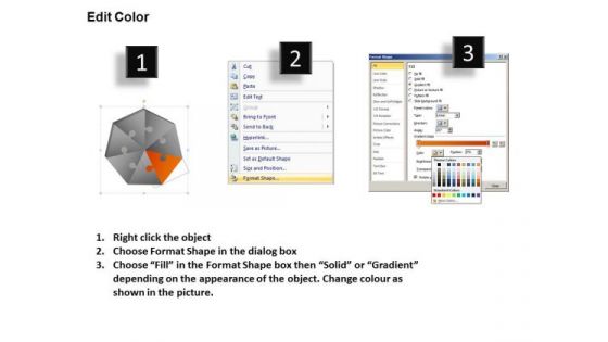 PowerPoint Themes Heptagon Puzzle Pieces Ppt Design Slides