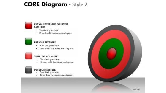 PowerPoint Themes Image Core Diagram Ppt Template