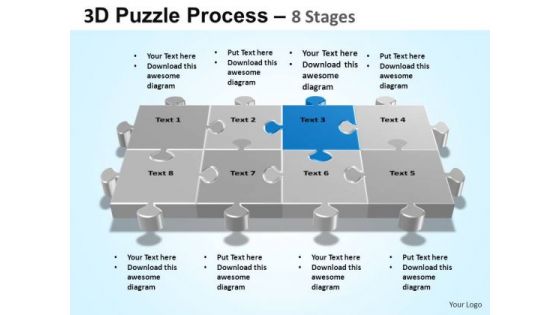 PowerPoint Themes Image Puzzle Process Ppt Backgrounds