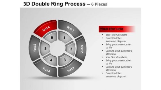 PowerPoint Themes Leadership Double Ring Ppt Slide