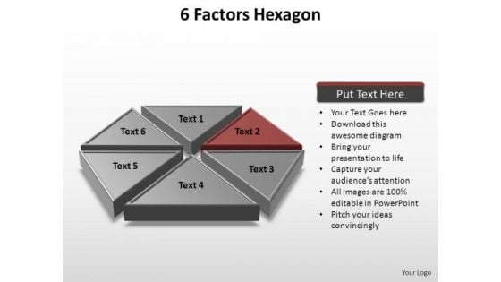 PowerPoint Themes Leadership Factors Hexagon Ppt Backgrounds