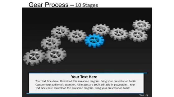 PowerPoint Themes Leadership Gears Process Ppt Design