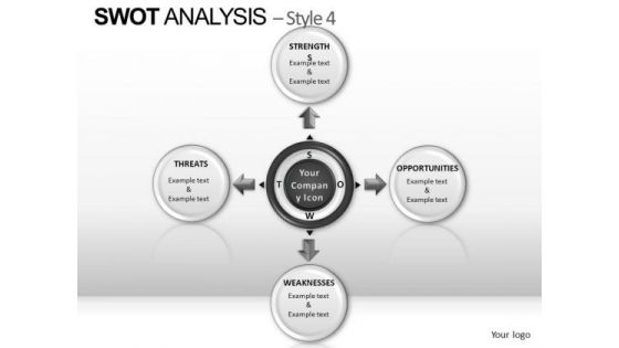 PowerPoint Themes Leadership Swot Analysis Ppt Process