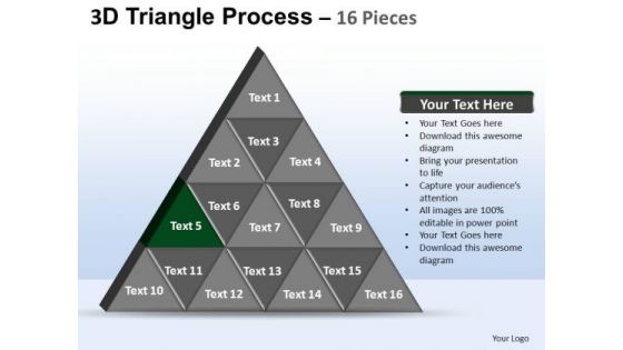 PowerPoint Themes Leadership Triangle Process Ppt Themes