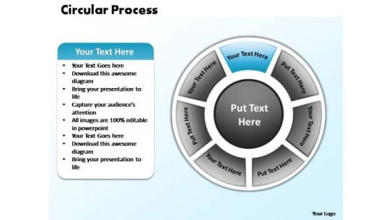 PowerPoint Themes Marketing Circular Process Ppt Designs