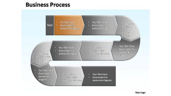 PowerPoint Themes Marketing Complex Business Process Ppt Process