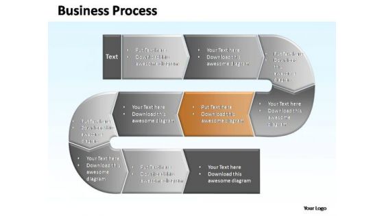 PowerPoint Themes Marketing Complex Business Process Ppt Template