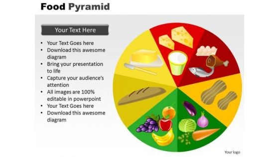 PowerPoint Themes Marketing Food Pyramid Ppt Design