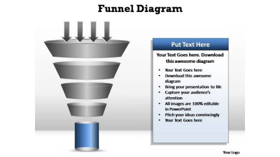 PowerPoint Themes Marketing Funnel Diagram Ppt Presentation