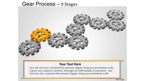 PowerPoint Themes Marketing Gears Process Ppt Presentation