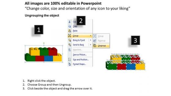 PowerPoint Themes Marketing Lego Blocks Ppt Backgrounds