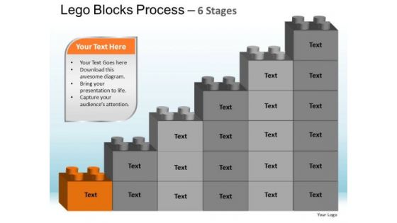 PowerPoint Themes Marketing Lego Blocks Ppt Slide Designs