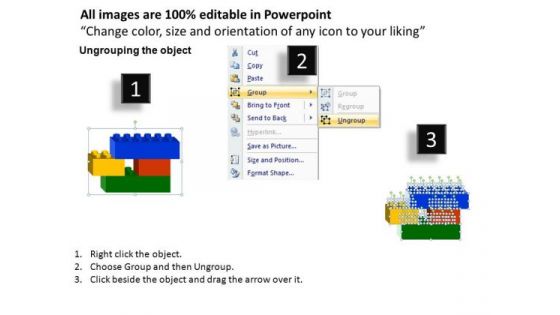 PowerPoint Themes Marketing Lego Ppt Slides