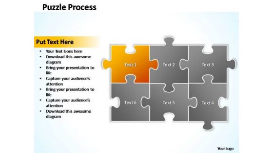 PowerPoint Themes Marketing Puzzle Ppt Templates