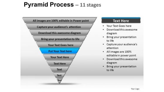 PowerPoint Themes Marketing Pyramid Process Ppt Slides