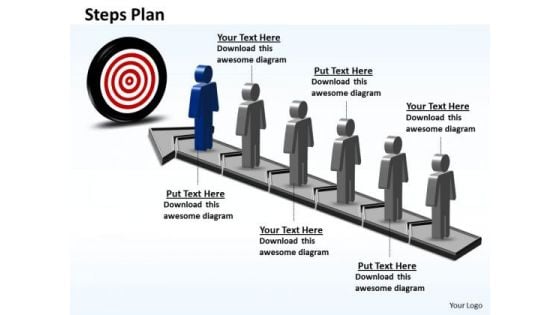 PowerPoint Themes Marketing Steps Plan 6 Stages Style 6 Ppt Templates