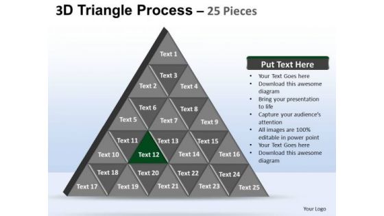 PowerPoint Themes Marketing Triangle Process Ppt Themes