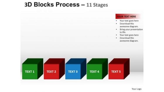 PowerPoint Themes Process Blocks Process Ppt Slides