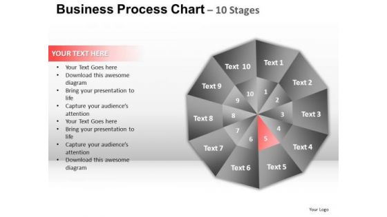 PowerPoint Themes Process Circular Quadrant Ppt Design