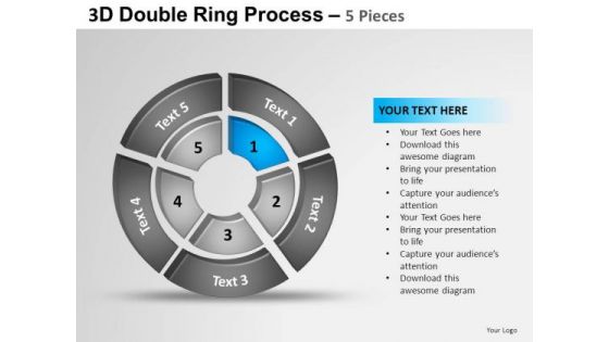 PowerPoint Themes Process Double Ring Ppt Design