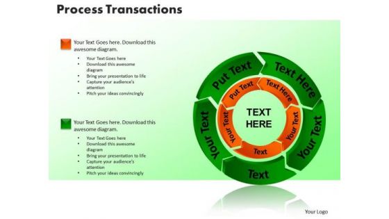 PowerPoint Themes Process Transaction Graphic Ppt Presentation