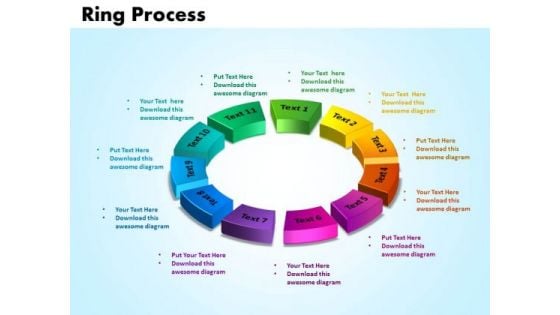 PowerPoint Themes Ring Process Growth Ppt Designs